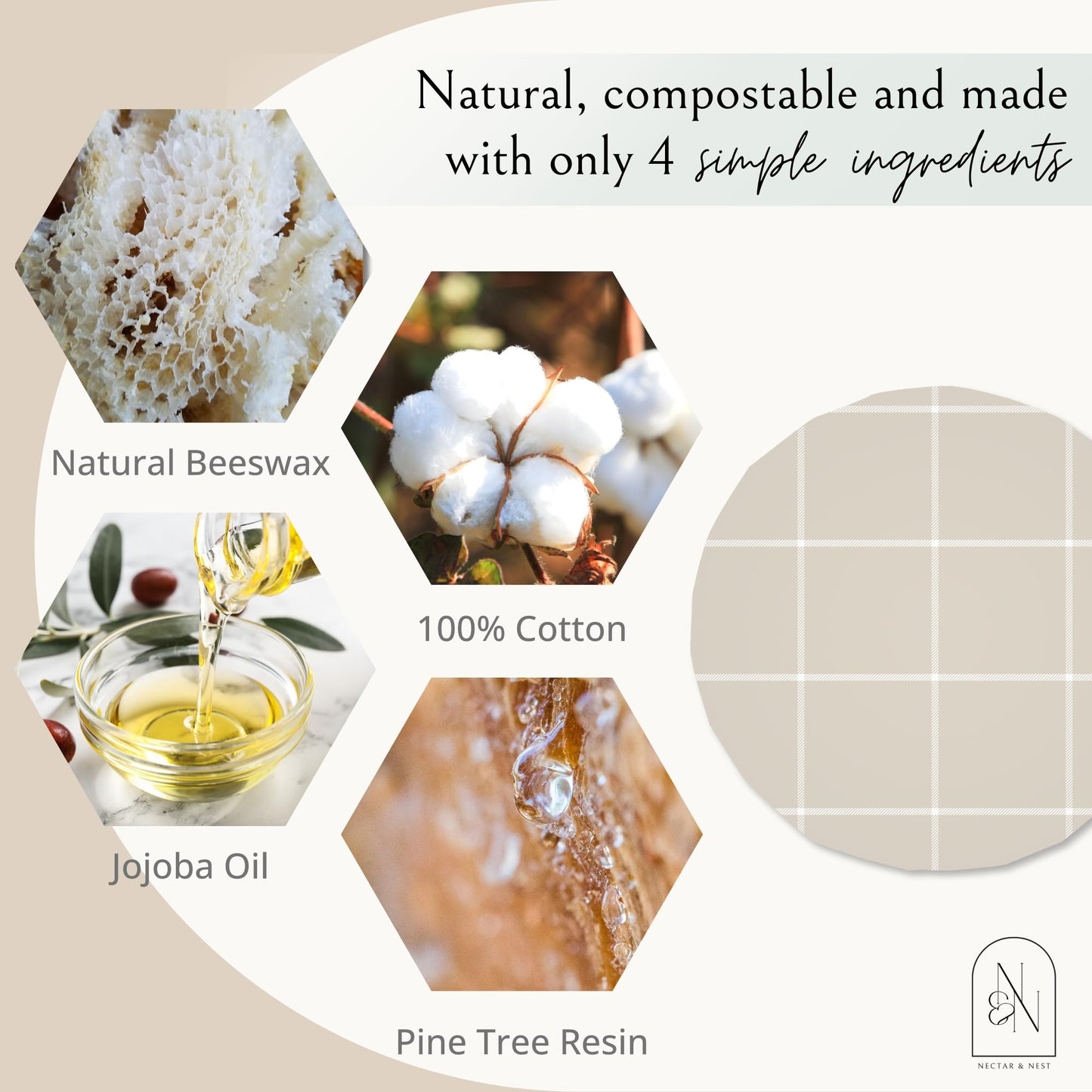 Reusable Beeswax Bowl Covers for Bread Proofing