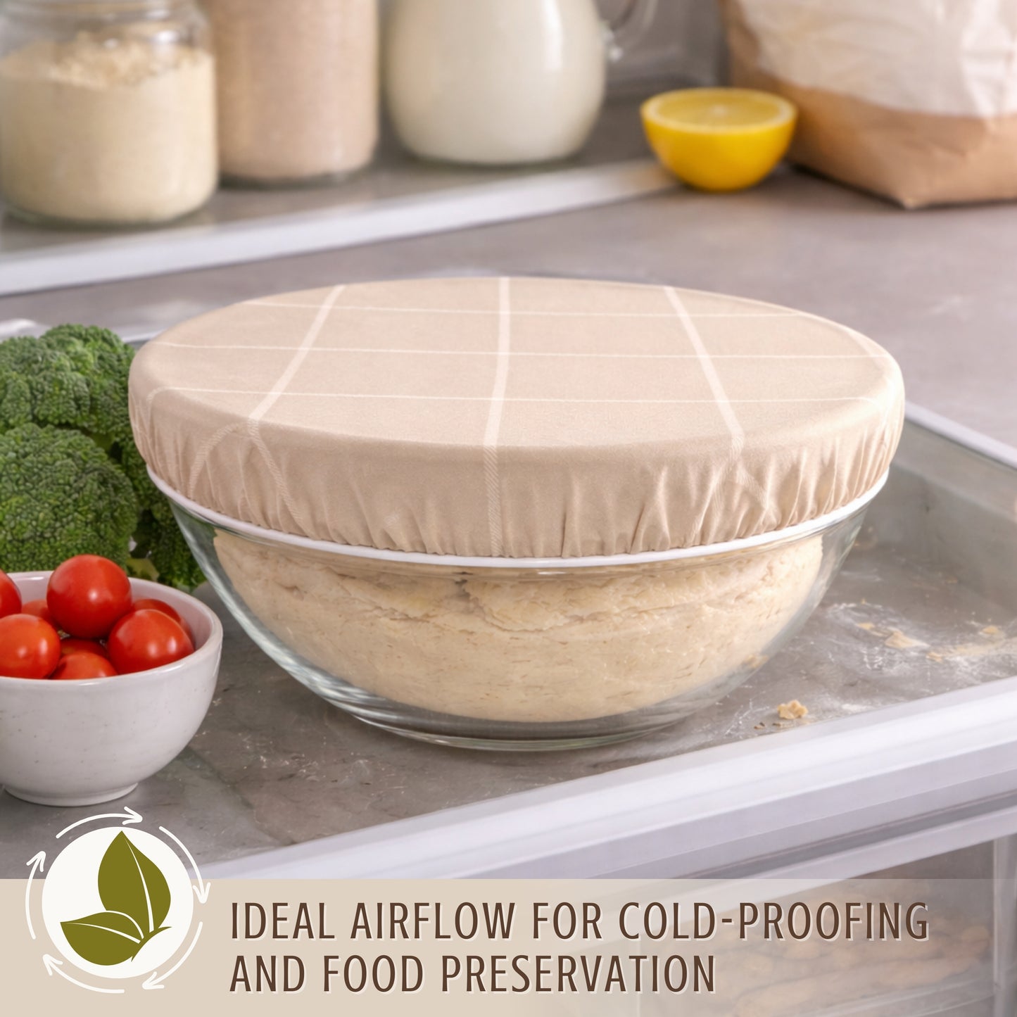 Beeswax Bowl Covers (Large-10", Twill) -Set of 2
