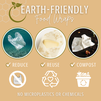 XL Beeswax Bread Wraps