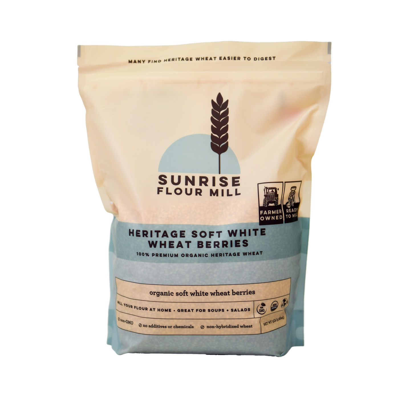 Heritage Soft White Wheat Berries