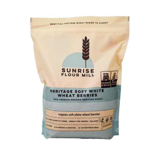 Heritage Soft White Wheat Berries