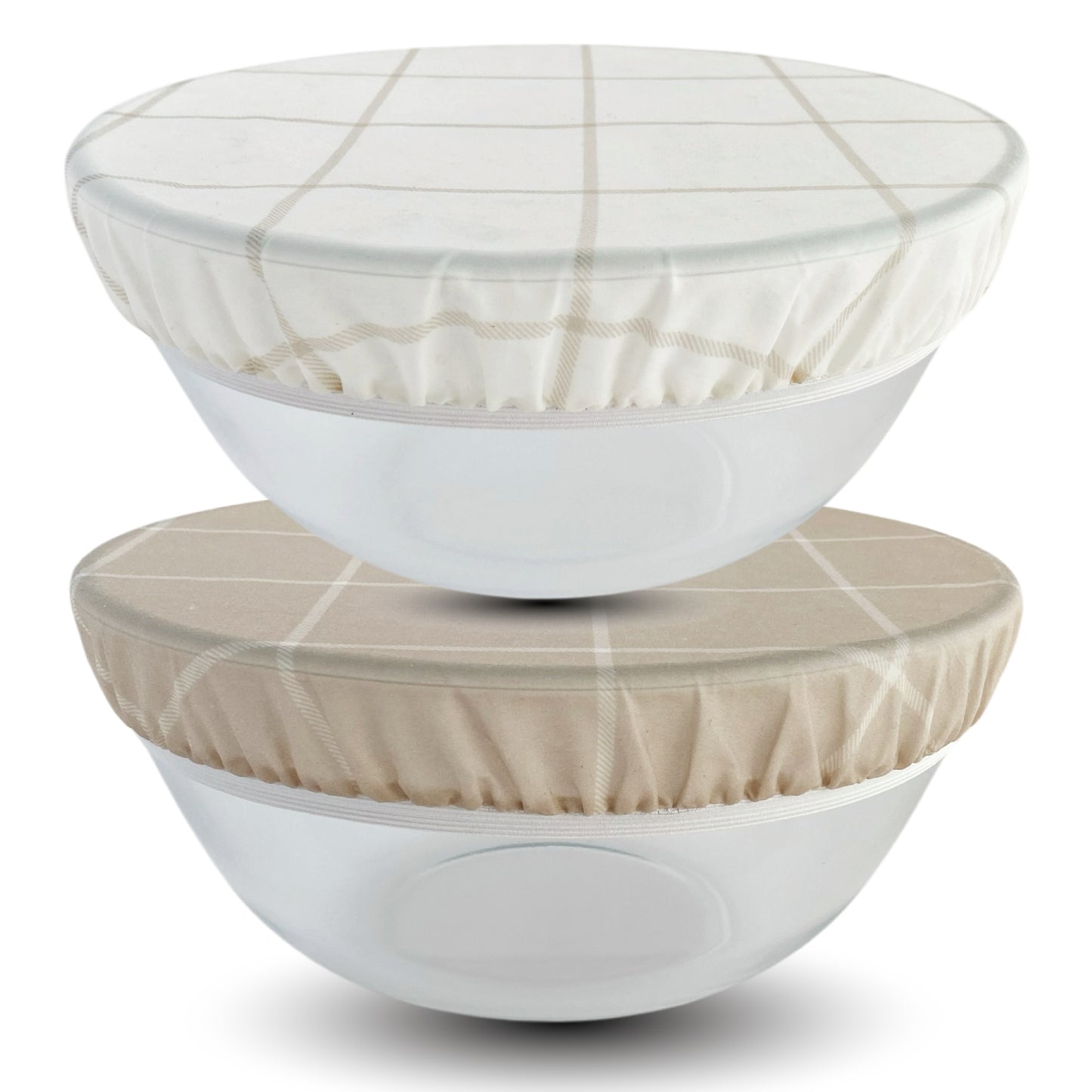 Beeswax Bowl Covers (Large-10", Twill) -Set of 2