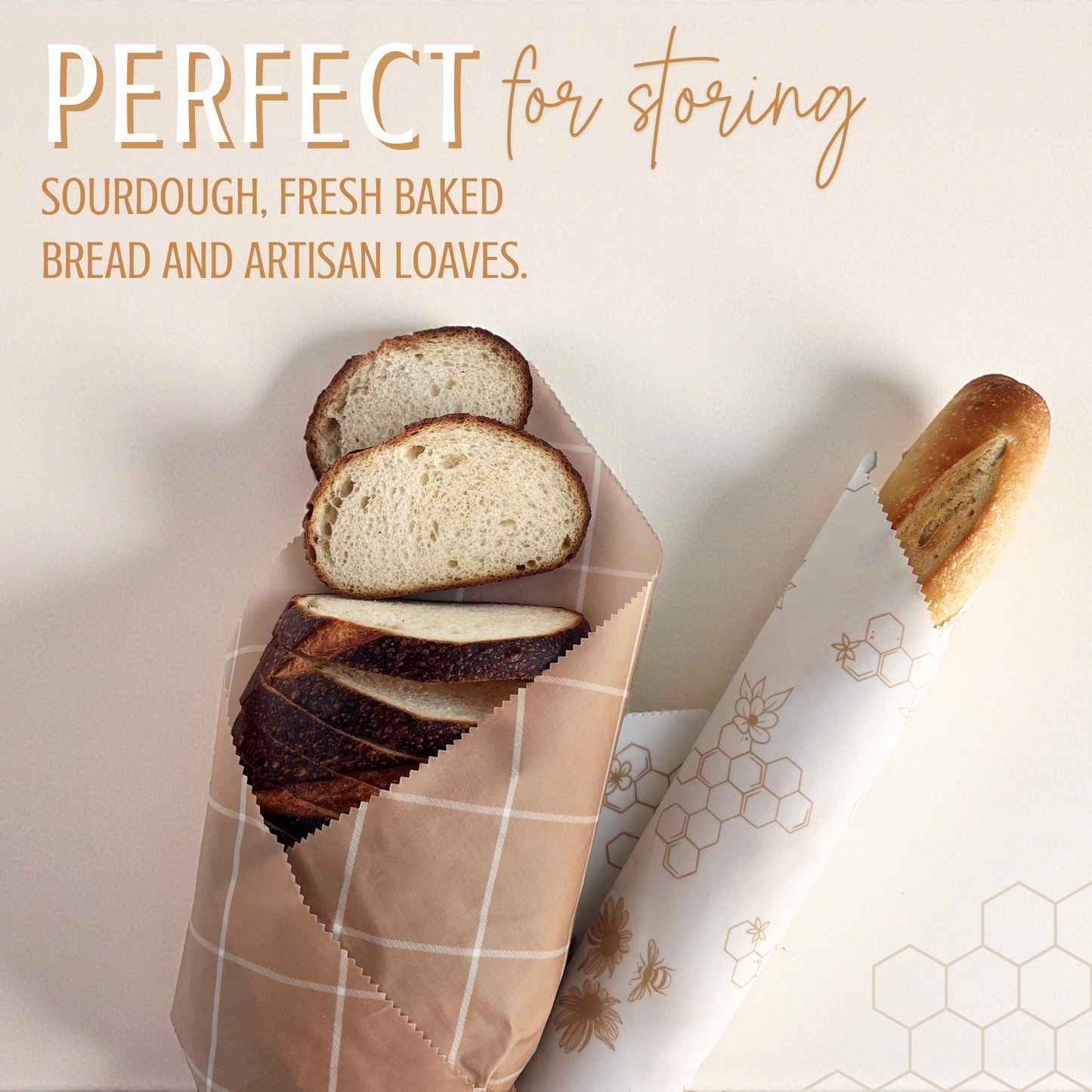 XL Beeswax Bread Wraps