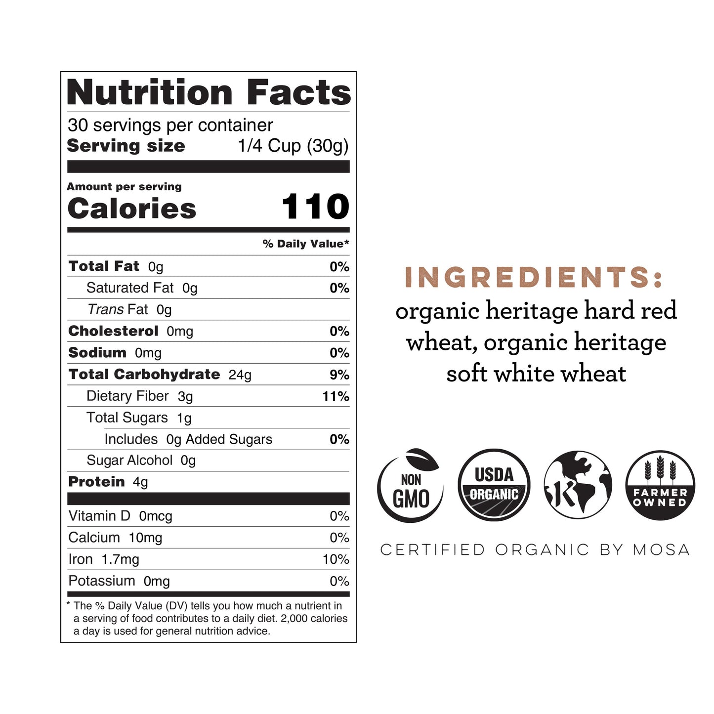 Heritage Whole Wheat Bread Blend