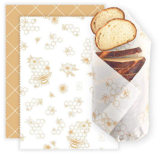 XL Beeswax Bread Wraps