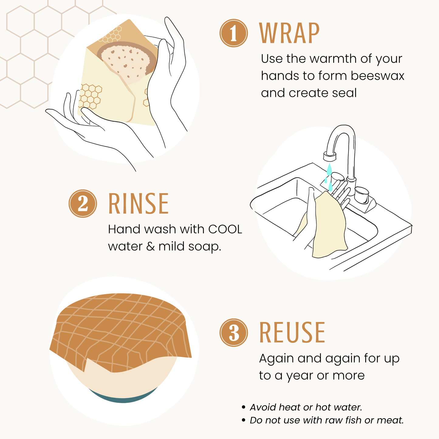 XL Beeswax Bread Wraps
